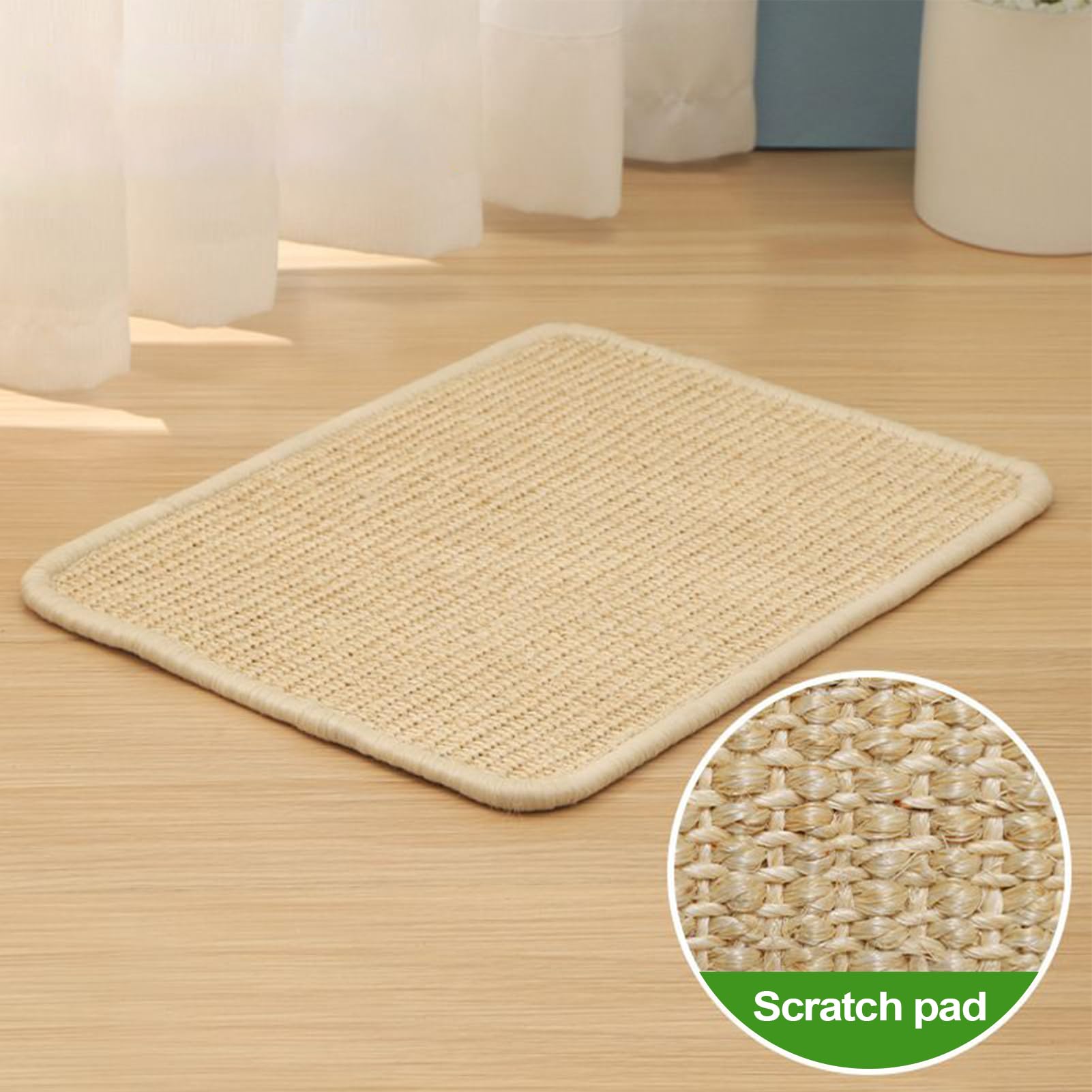 Bunny Scratching Pad Giocattolo Mordicchio per Gabbia Conigli | per Lettini, Protezione Mobili e Gabbia per Rosicchiare, e Nidificazione