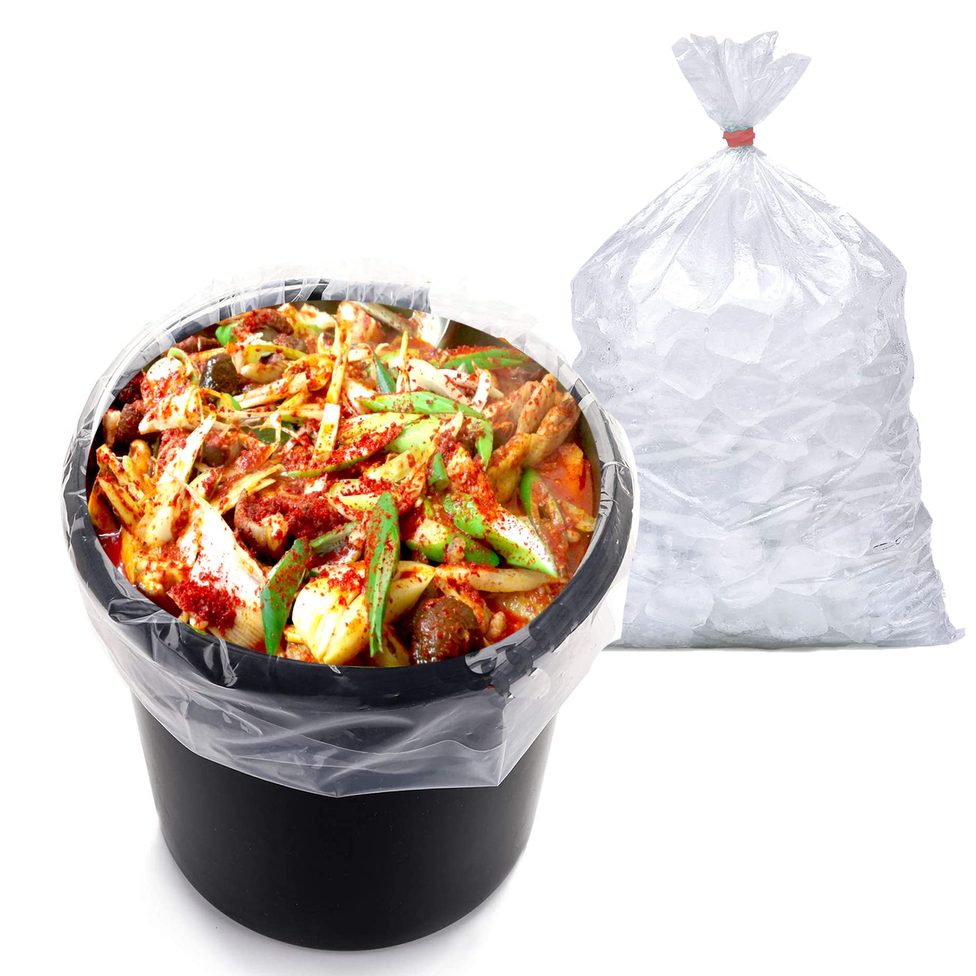 Turkey Brine Bag, 5 Gallon Food Grade Bucket Liner Bags for Marinating and Brining, Extra Heavy Duty Leak Proof Multifunctional Storage Bags, 10PCS