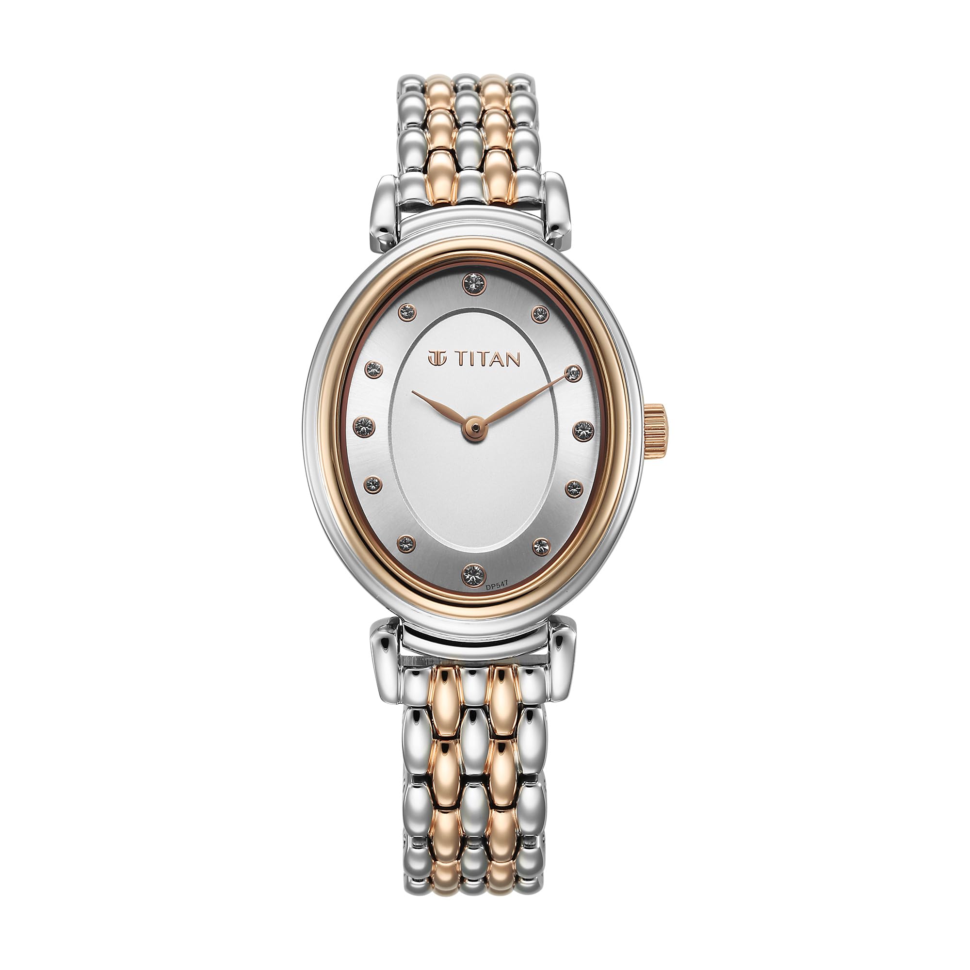 Titan Aura Phase Quartz Analog Silver White Dial Stainless Steel Strap Watch for Women-95242WM01 (B0D62TZZV9) Amazon Price History, Amazon Price Tracker