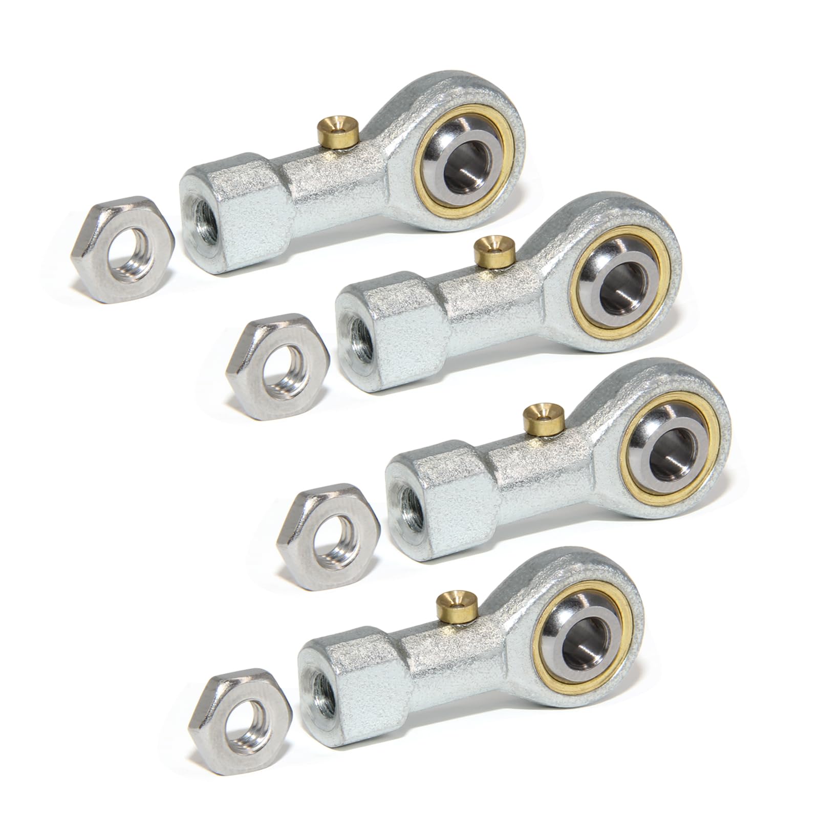 PHSB4 Rod End Bearings - 1/4" Bore, 4pcs/Pack -12 PHSB4 Rod End Bearings - 1/4" Bore, 4pcs/Pack -12