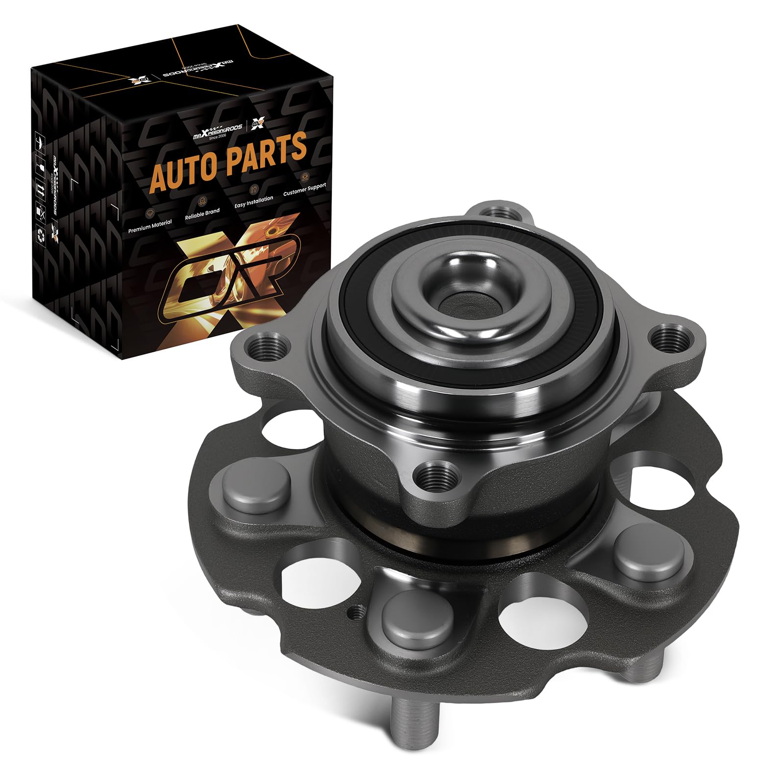 maXpeedingrods 512320 Rear Wheel Bearing and Hub Assembly for Honda Odyssey 2005-2016, 5 Lug W/ABS