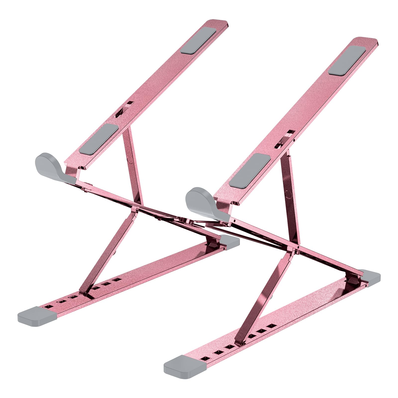 Portable Laptop Riser Adjustable Laptop Stand Aluminum Laptop Stand for Desk Foldable Ergonomic Computer Notebook Stand Holder for