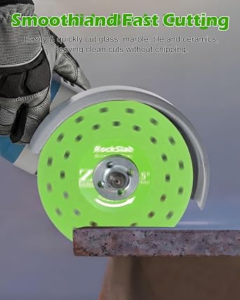 ZORUNNA 4Pcs 4.5 Diamond Blade for Grinder, Tile Cutting Disc, Tile Cutter