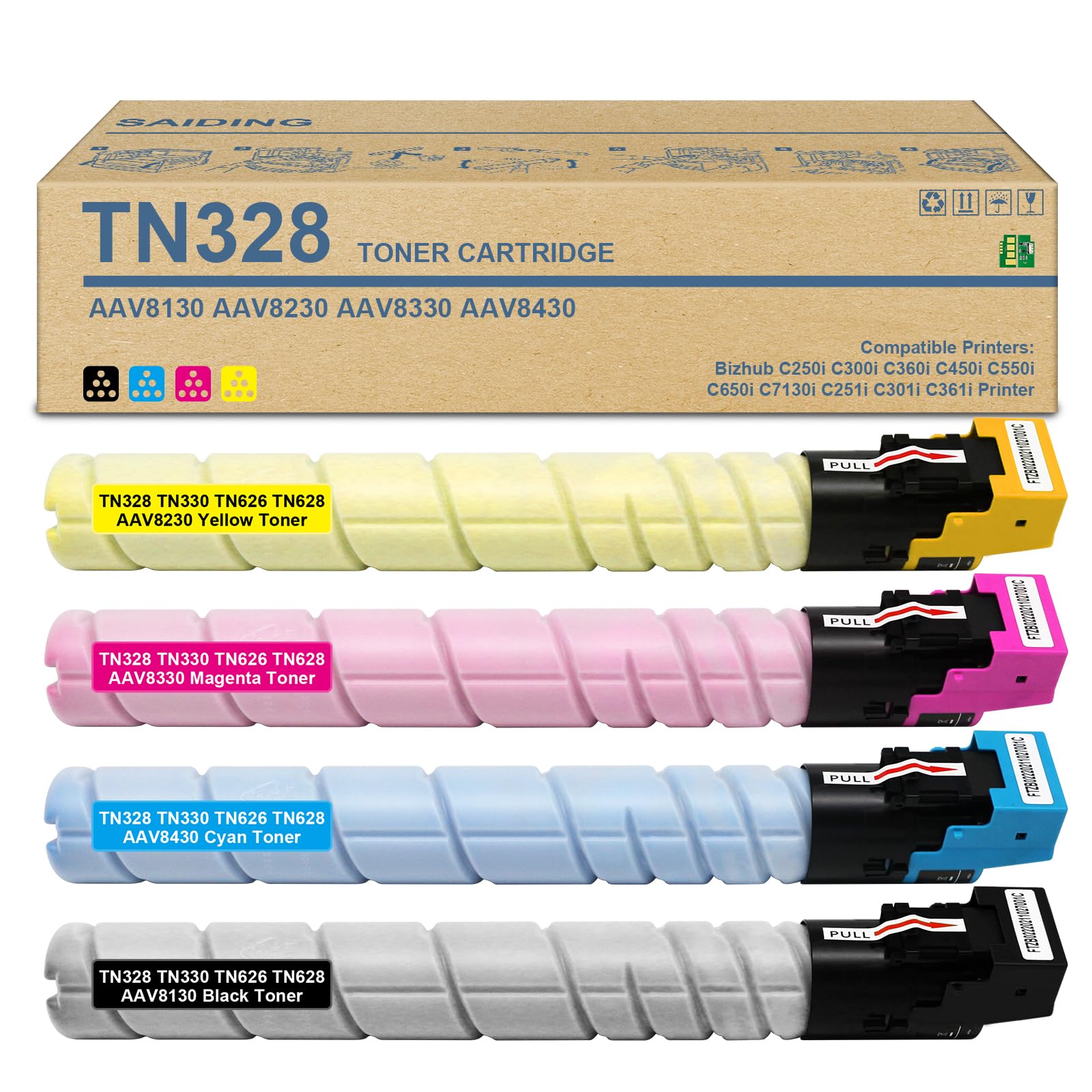 Compatible Toner Cartridge Replacement for Konica TN328 TN