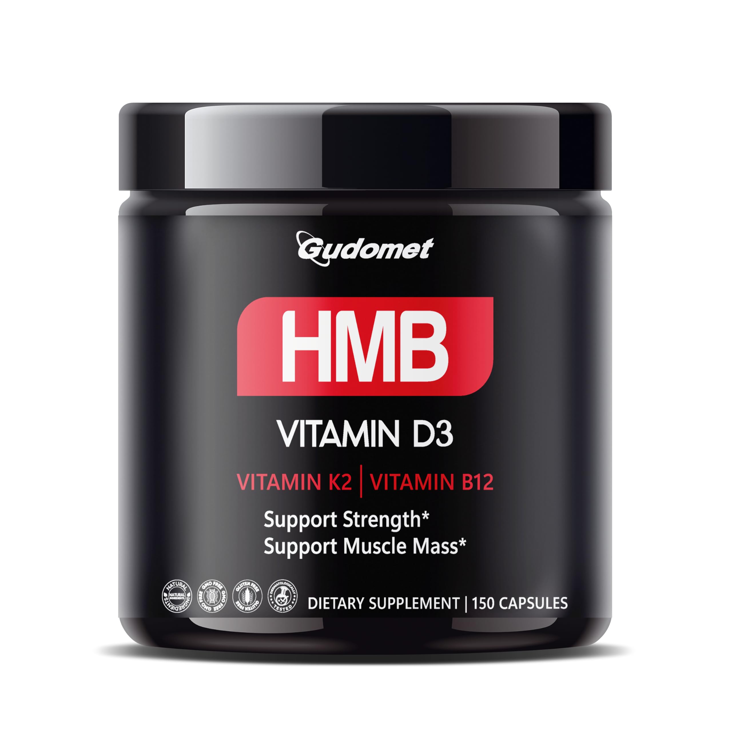 Amazon.com: GUDOMET HMB with D3, K2 & B12 – Muscle Health Support