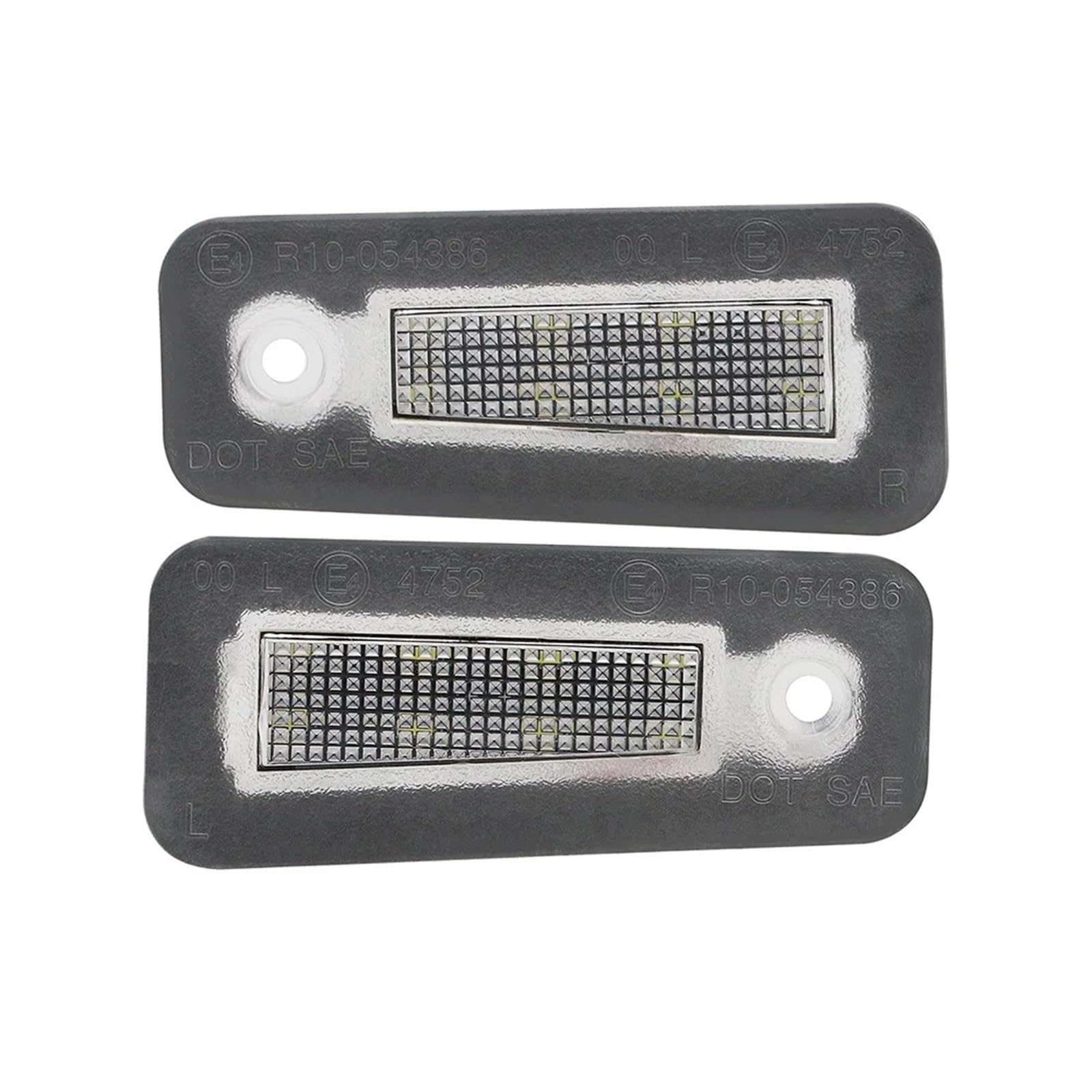 Luces matrícula LED Chrysler 200 2015 2016 2017 lámparas traseras auto 2 piezas 7
