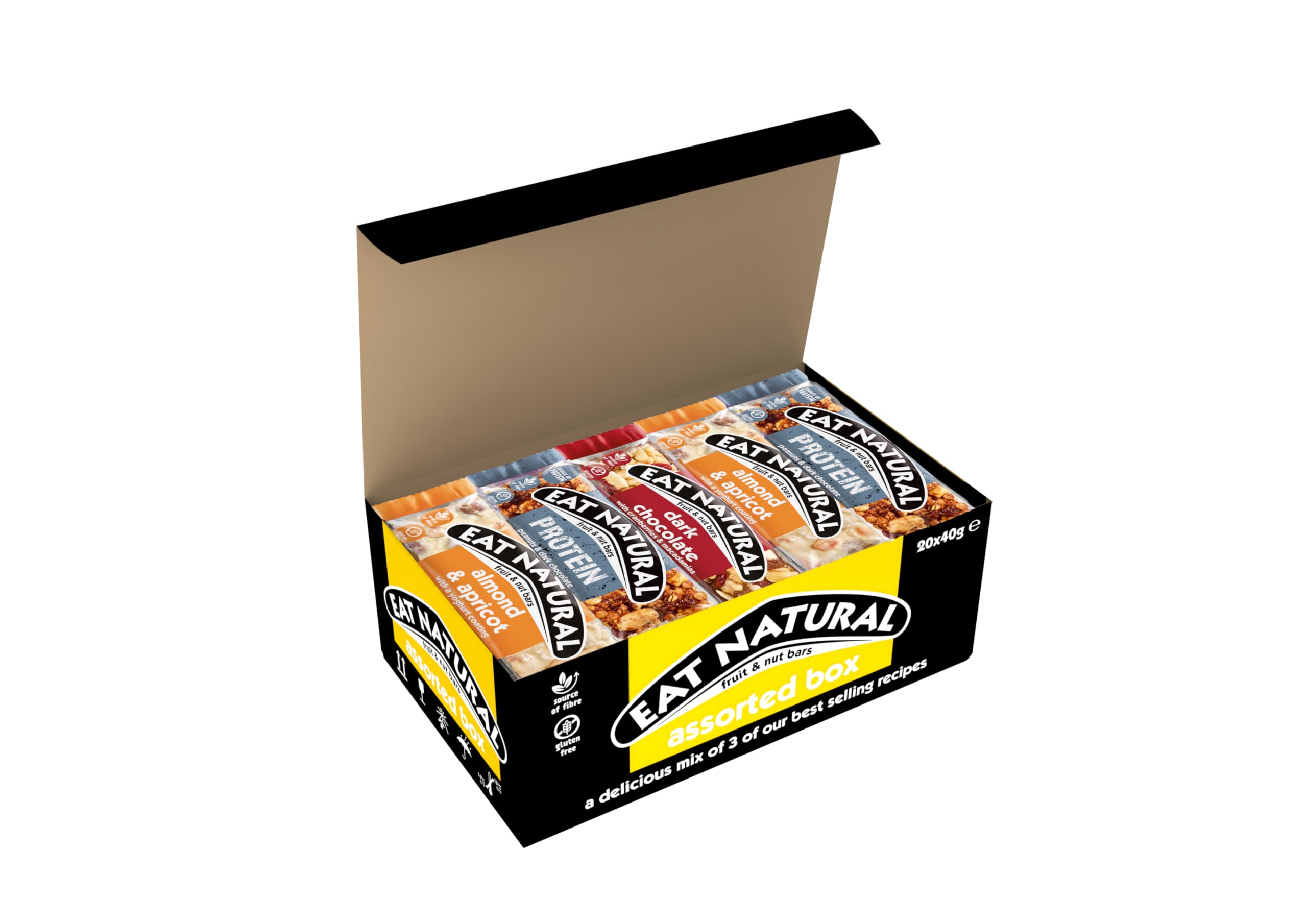 Eat NaturalFruit & Nut Mix Bars Assorted Box 20 x 40g