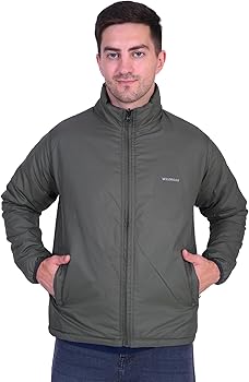 Buy wildroar Winter Jacket- Camo & Olive Reversible-Full Sleeves