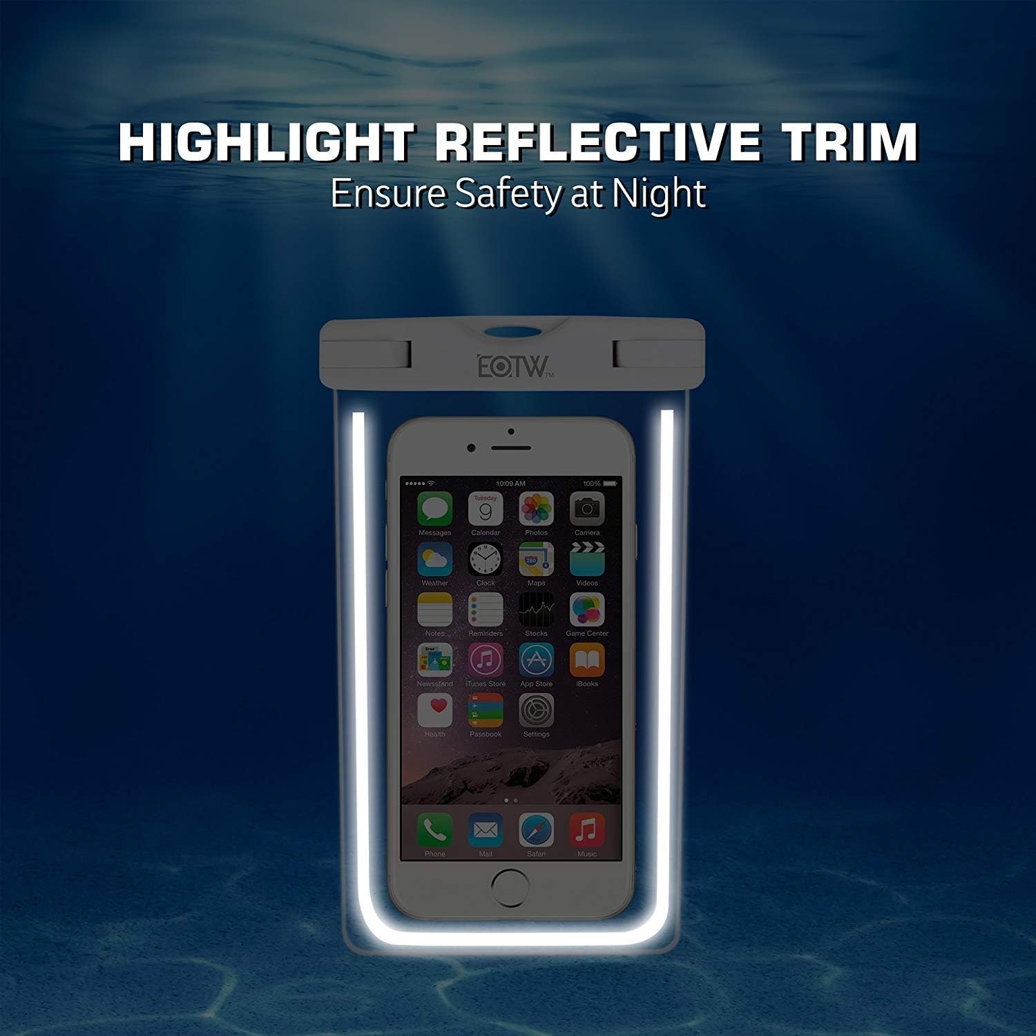 EOTW Waterproof Case, Universal Waterproof Phone Pouch Compatible for iPhone 13 12 11 Pro Max Xs Max XR 8 7 6 Plus Galaxy S20 S10 up to 6.8", IPX8 Cellphone Dry Bag-2 Pack