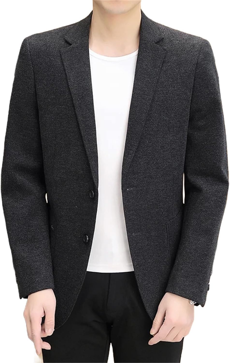 Men's Suits&Blazers Jacket Business Casual Single Breasted Coats Slim Suit Costume Top Clothes