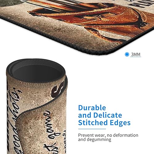 Miniatura 4 de Golf Good Breaks - Alfombrilla de mouse resistente al agua con borde cosido, base de goma antideslizante para oficina, laptop, juegos, trabajo, 7.9