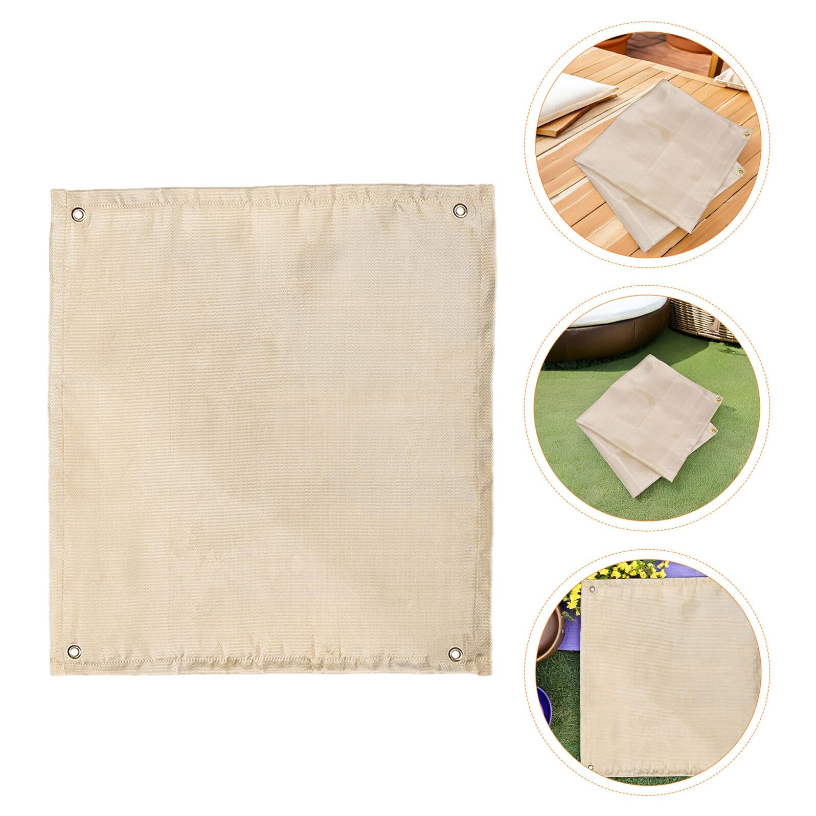 Coperta Antifiamma 80x90 Cm in Fibra di Vetro per Uso Esterno | Resistente al Calore, Riduce la Diffusione delle Fiamme, per Cucina e Campeggio