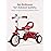 besrey Toddler Tricycle with Bell, Kids Tricycle Age 18 Months to 5 Years, Kids Trike, Toddler Bike for 1.5-5 Year Olds, Baby Trike, Gifts & Toys for Boys & Girls, New Red