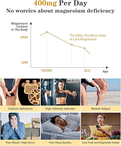 Miniatura 6 de NaSeny Glicinato de magnesio líquido, gota de magnesio para niños, complejo de magnesio líquido de 400 mg, alta absorción ósea, relajación (2