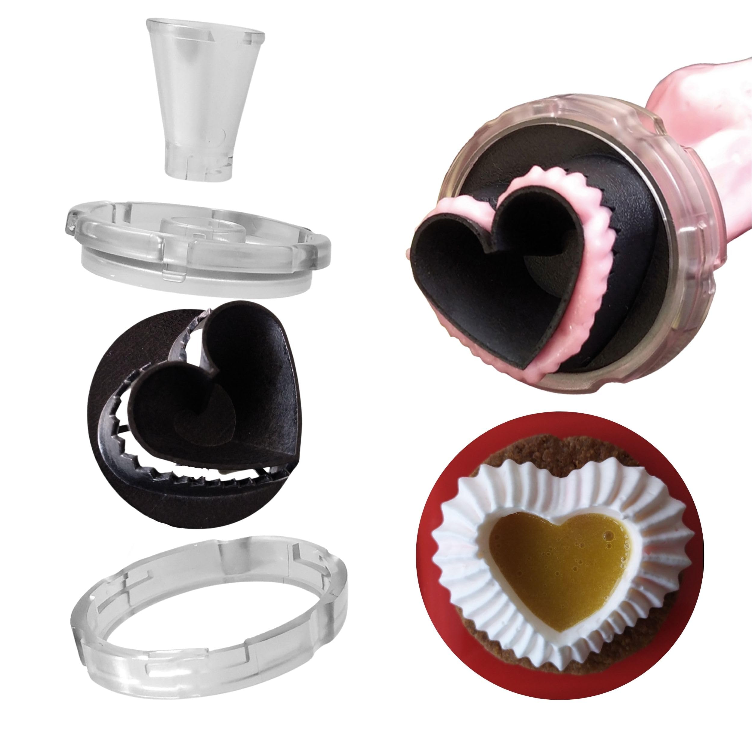 Set multicasquillo corazón – Bujes de pastelería