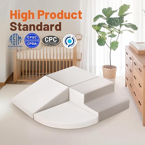 Miniatura 2 de Bloques de espuma para escalada para niños juguetes para niños pequeños para diversión en interiores y exteriores - Estructura de juego de piel