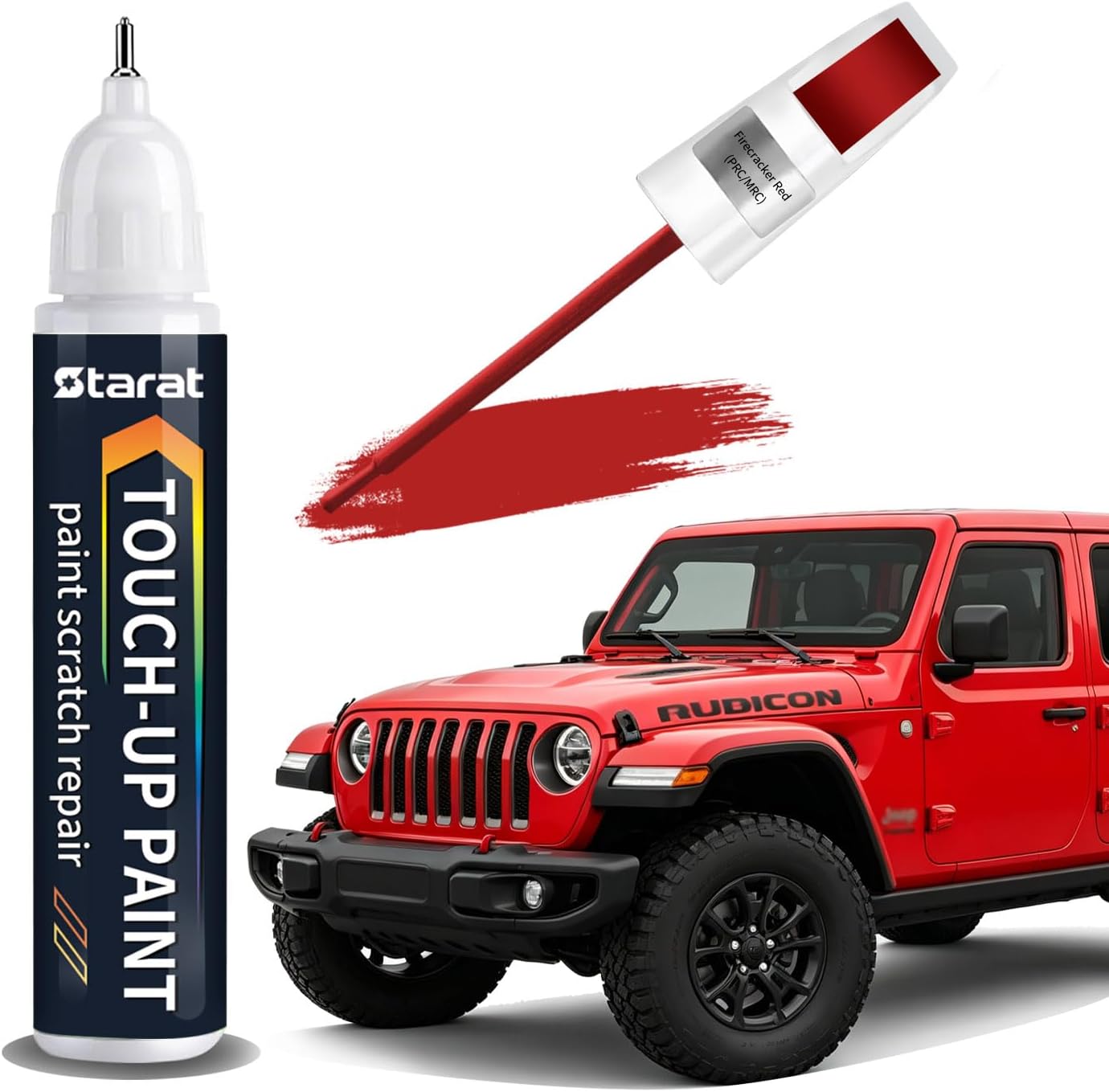 Granite Crystal Metallic(PAU/LAU) Touch Up Paint Pen for Jeep 2-in-1 Quick & Easy Car Scratch Repair Kit Exact OEM Match for Wrangler-JK/Commander/Compass/Grand-Cherokee/Liberty/Patriot/Renegade
