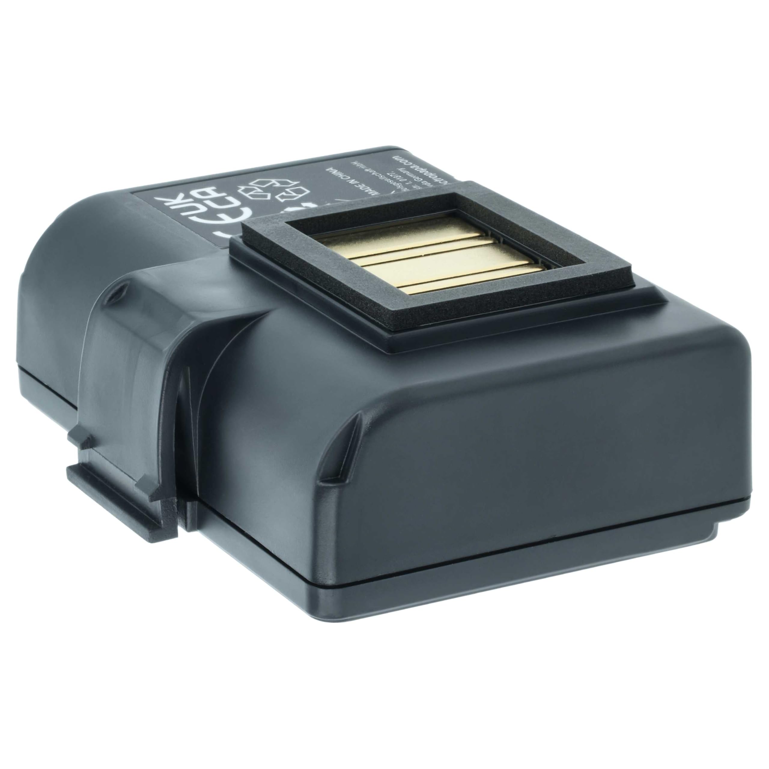 vhbw 2X bateria zastępuje Zebra AT16004, BTRY-MPP-34MA1-01 do drukarki, kopiarki, skanera, drukarki etykiet (2600 mAh, 7,4 V, Li-Ion)