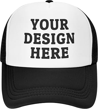 Personalised Baseball Cap Custom Hats Design Your Own,Bulk Personalized Trucker Hat for Men Women, Make Your Own Customized Baseball Cap