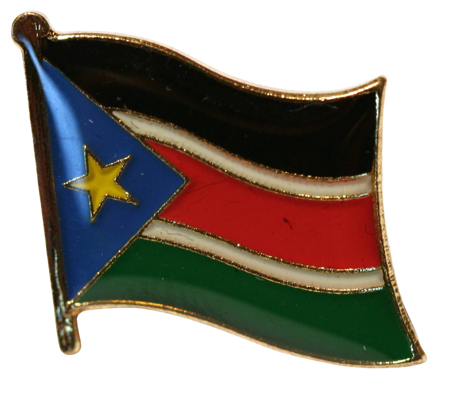 Buxton's Badges Multiple South Sudan Flag Pin Badge