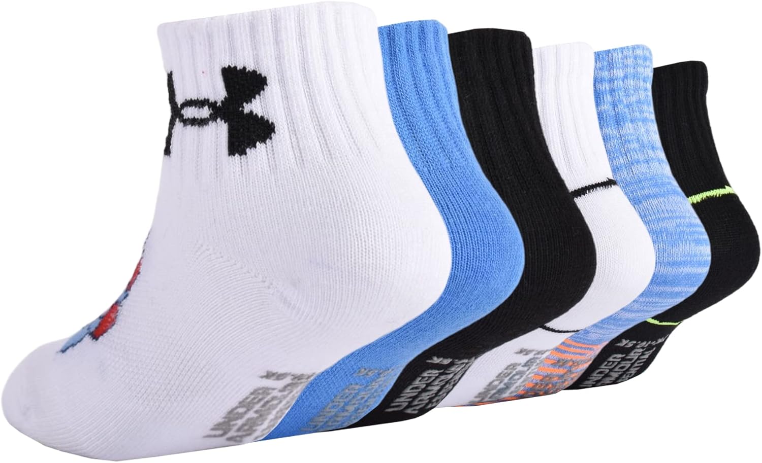 Under Armour boys Multi Pack Quarter Sock - Image 4