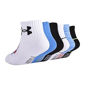 Under Armour boys Multi Pack Quarter Sock