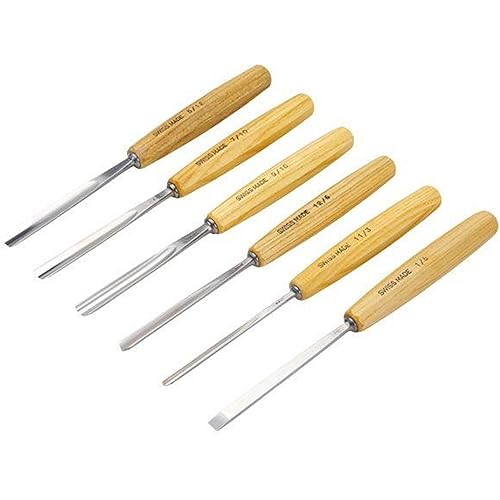 PFEIL "Swiss Made" Carving Tools, PFEIL Professional, Set of 6 Tools