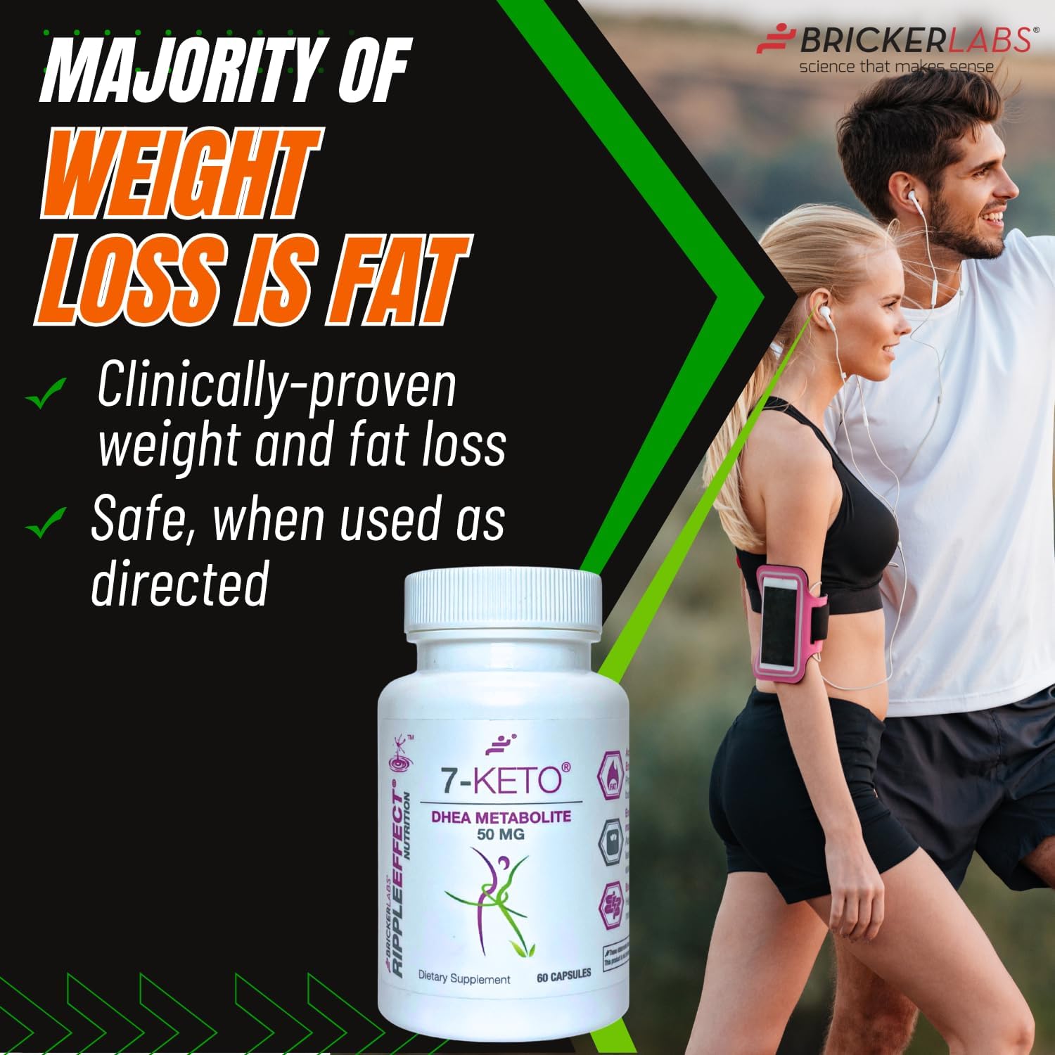 Bricker Labs 7-Keto DHEA Metabolite 50 mg Dietary Supplement for Metabolic Support and Energy Balance, 60 Capsules — Amazon image 5