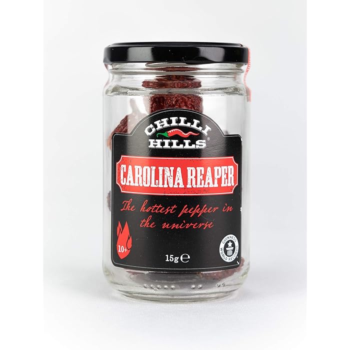 Buy Chilli Hills Carolina Reaper Dried Hot Chili Peppers. Worlds
