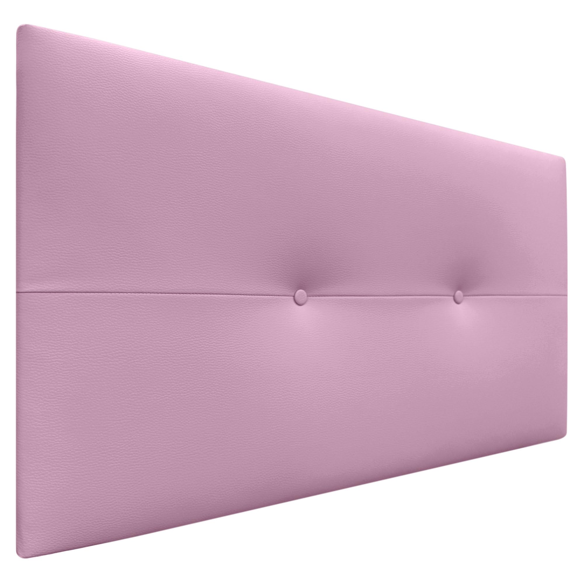 DHOME Cabecero de Polipiel o Tela AQUALINE Pro cabeceros Cabezal tapizado Cama Lujo (Polipiel Rosa, 110cm (Camas 80/90/105))