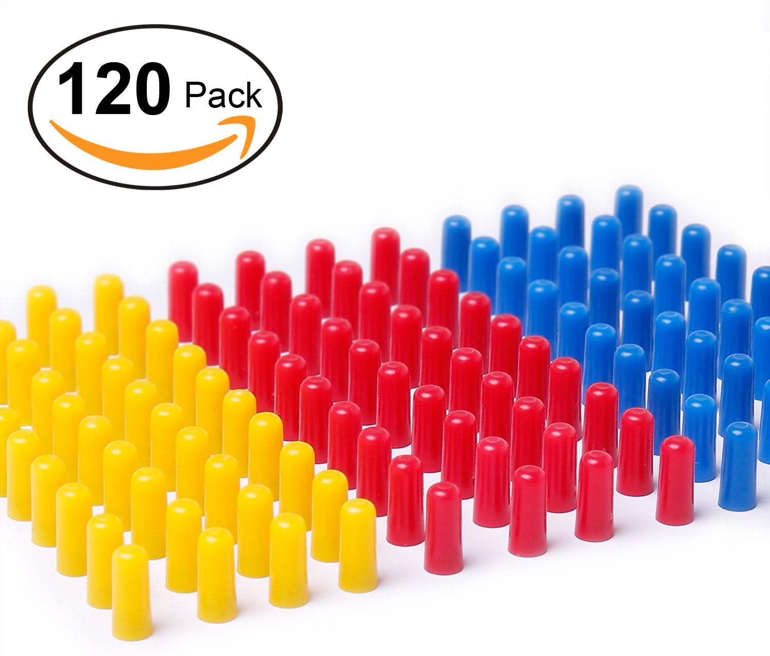120 Pack Magnetic Map Push Pins in Assorted Colors (40 Each of Red,Blue,Yellow), Ideal for Map,Whiteboard,Refrigerator & More!.