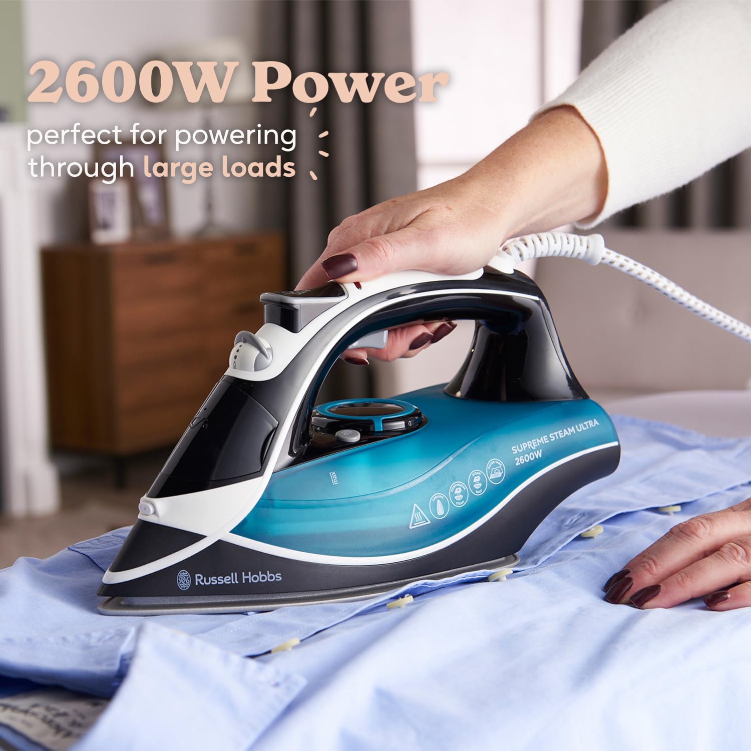 Supreme - Plancha de vapor 2600 W