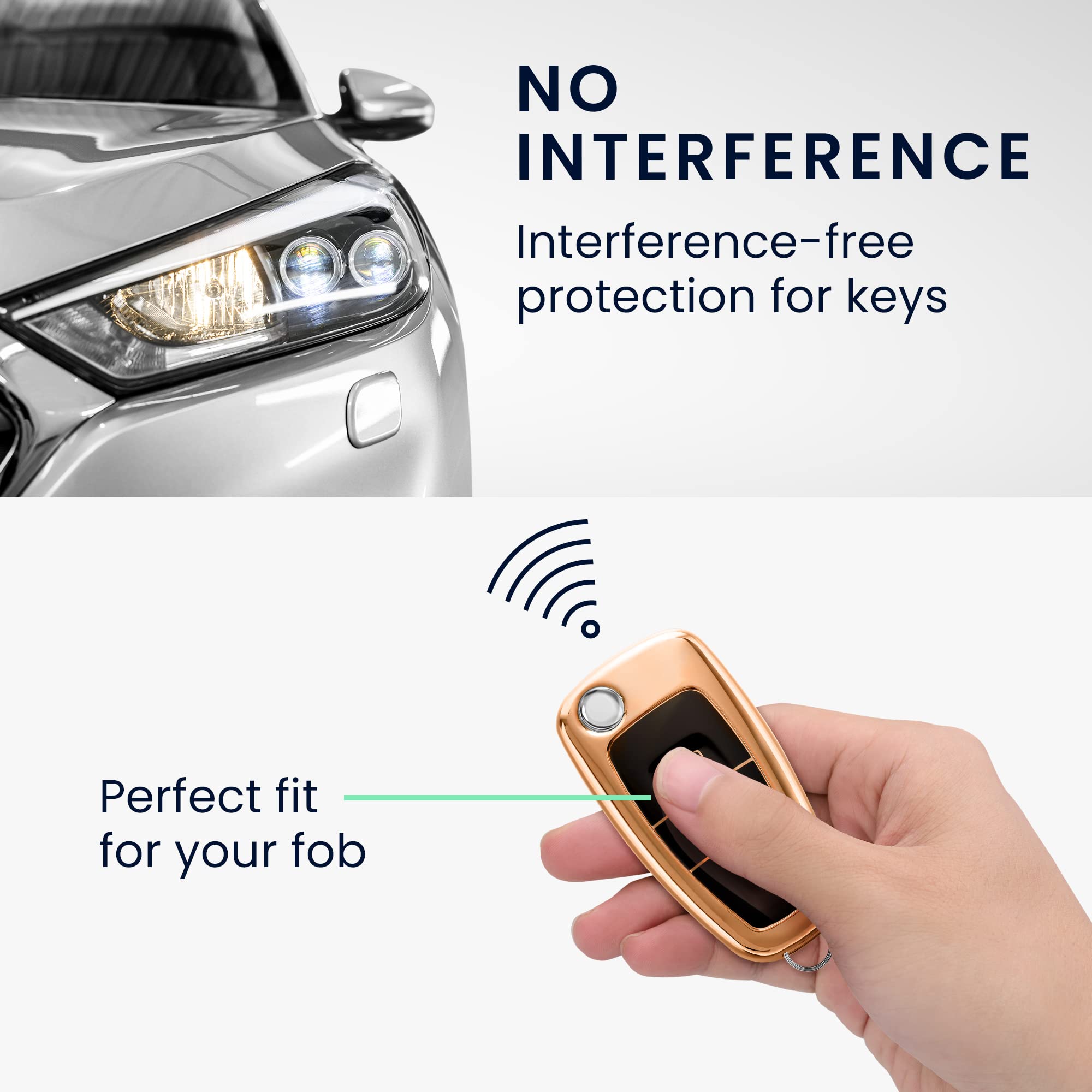 Kwmobile Accessoire Clef De Voiture Pour Ford - Coque En