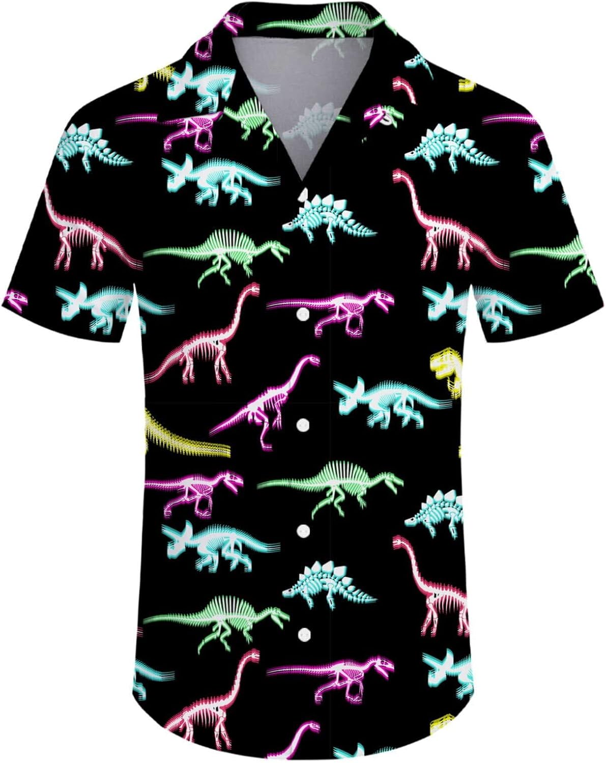 Men's 2 Piece Tracksuit Hawaiian Shirt Shorts Button Down Shirt and Shorts Sets with Bucket Hats - Image 2