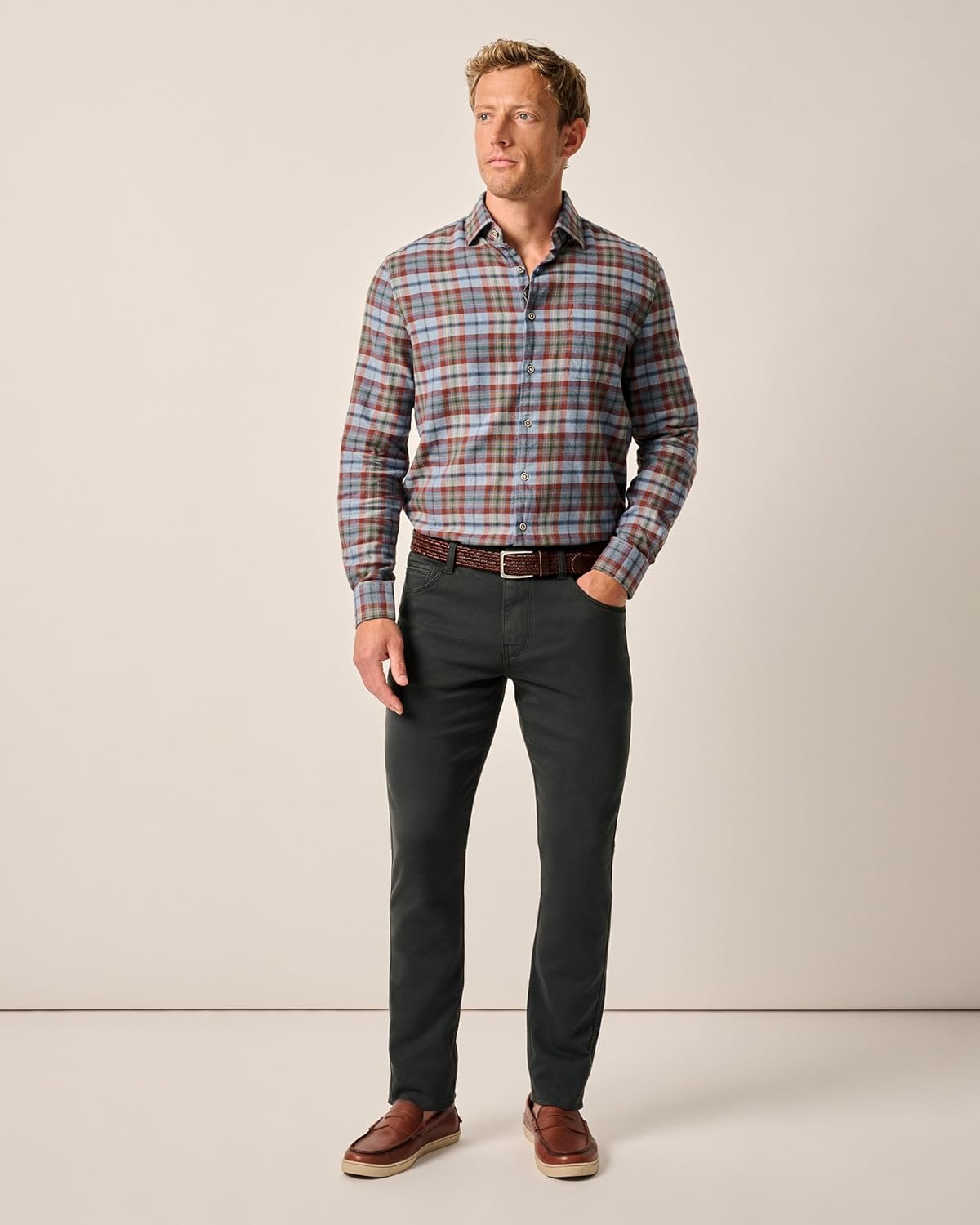 johnnie-O Terry 5-Pocket Pant Charcoal / 30/34 - Image 2