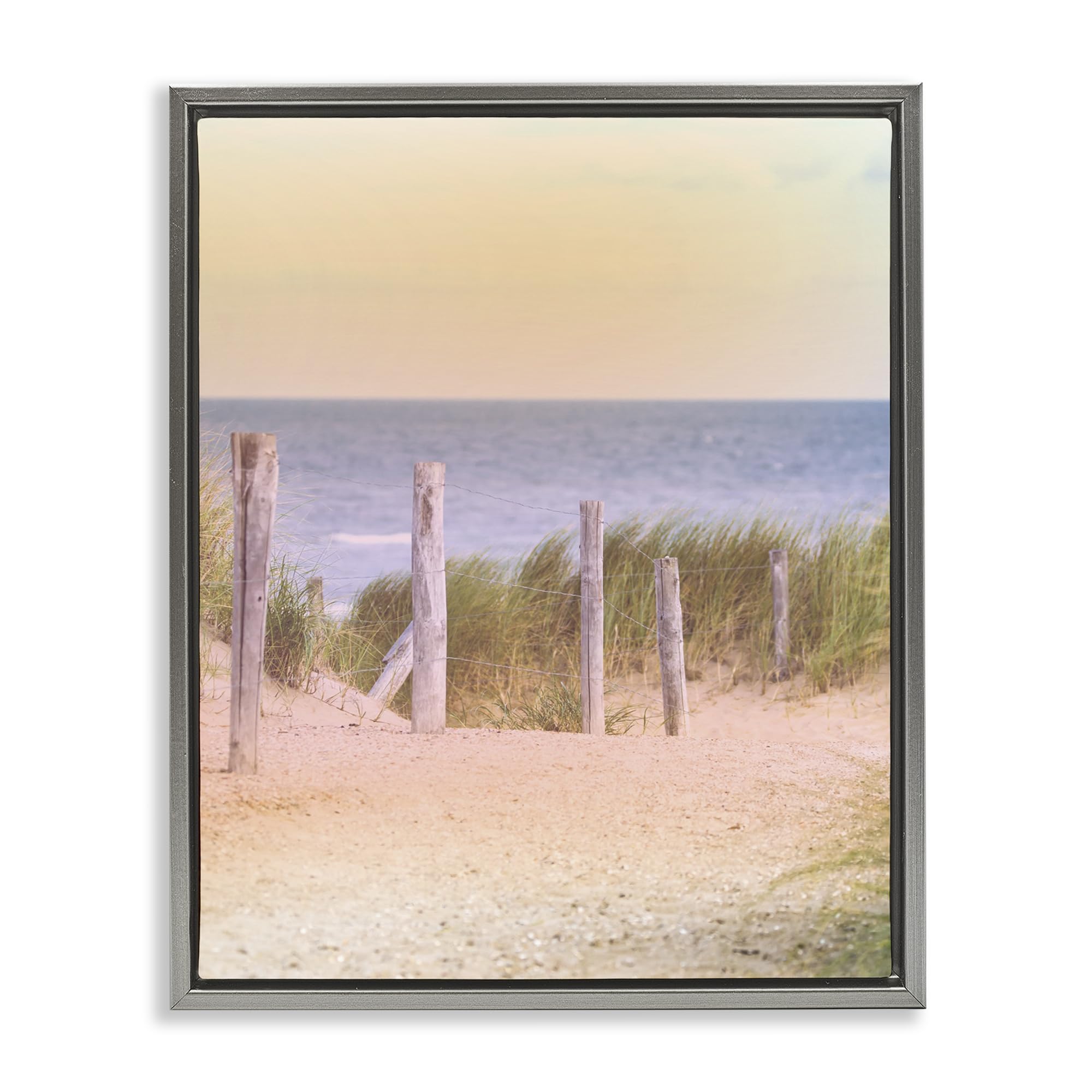'Carefree Beach Vacation'| Floating Frame Canvas Art