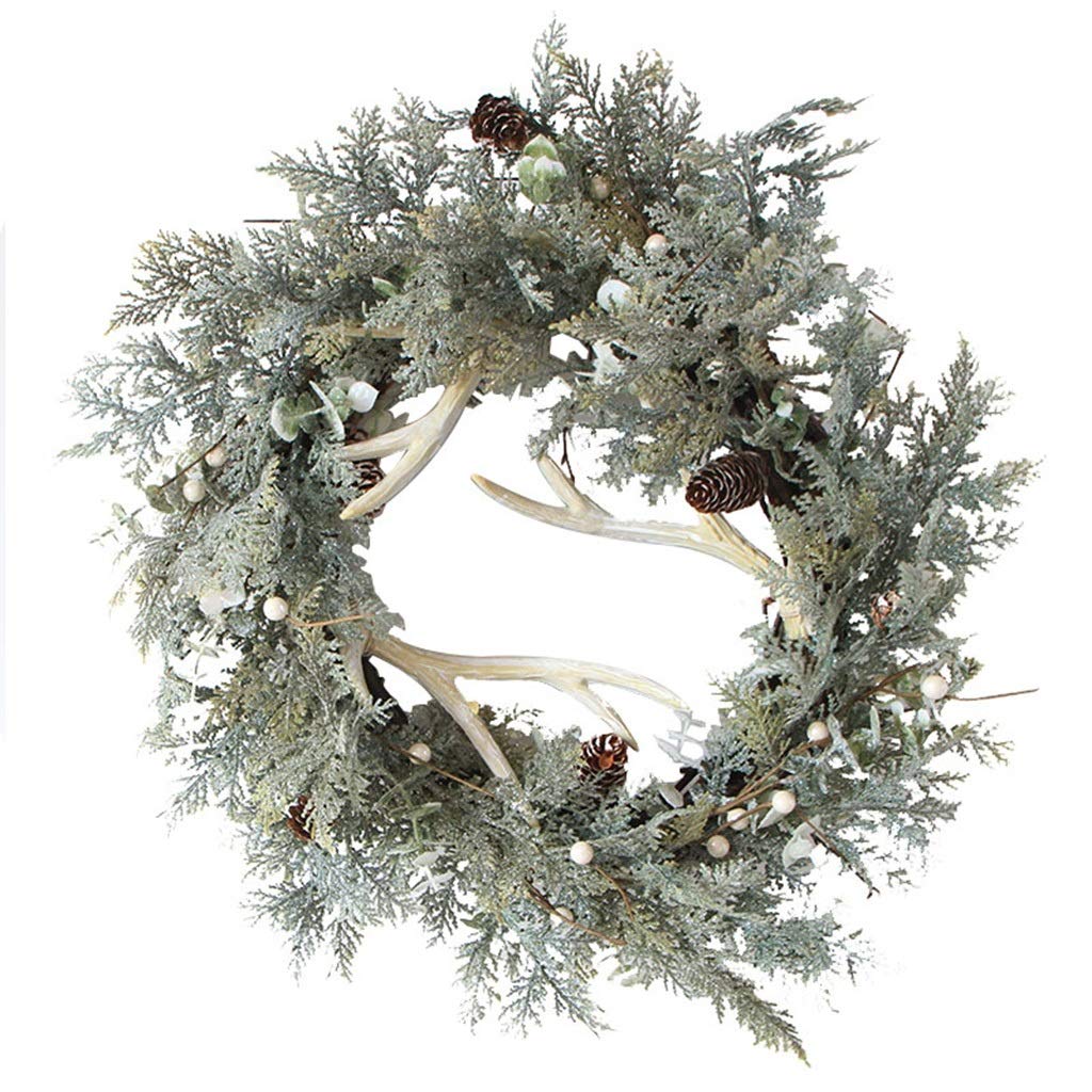 Guirlande de Noël de porte extérieure maison magasin mariage fête 50CM