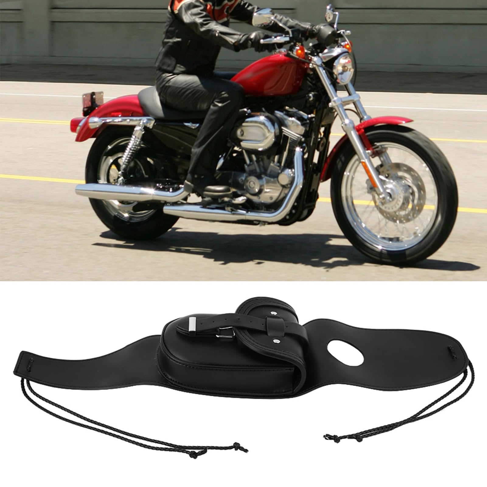 Yctze Borsa per Pannello Borsa per Serbatoio del Carburante Borsa per Copertura del Carburante in Pelle Borsa per Carburante per Moto Borsa per Protezione per Gamba Borsa per Serbatoio