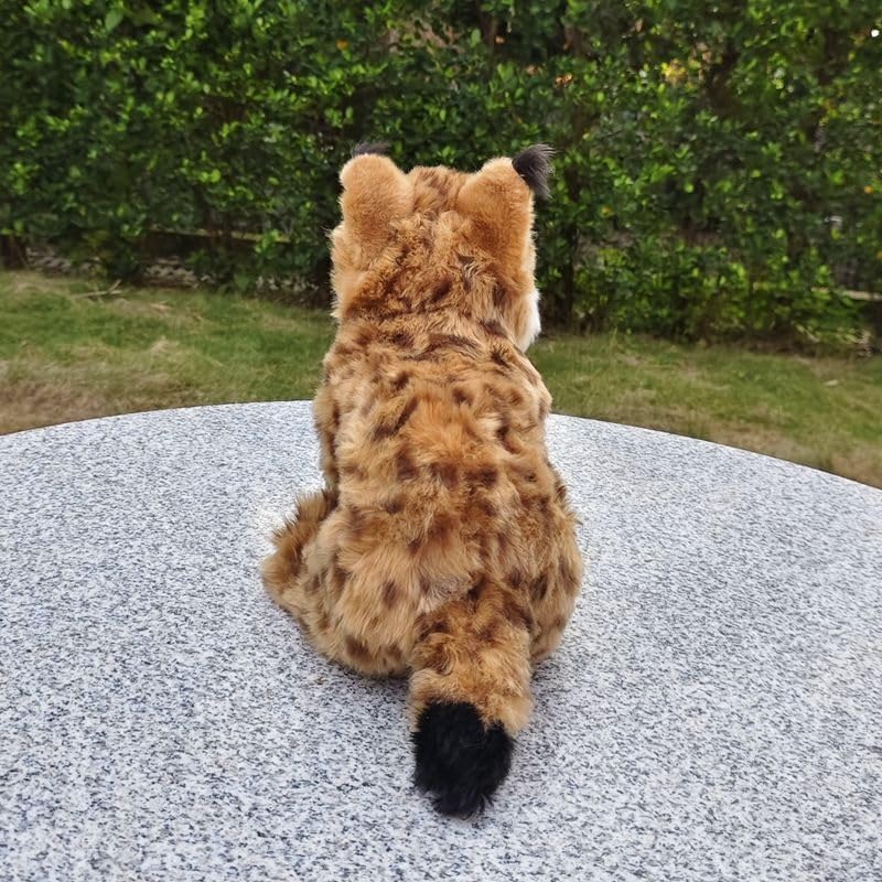 Giocattolo di peluche realistico, animale pezza, bambola morbida