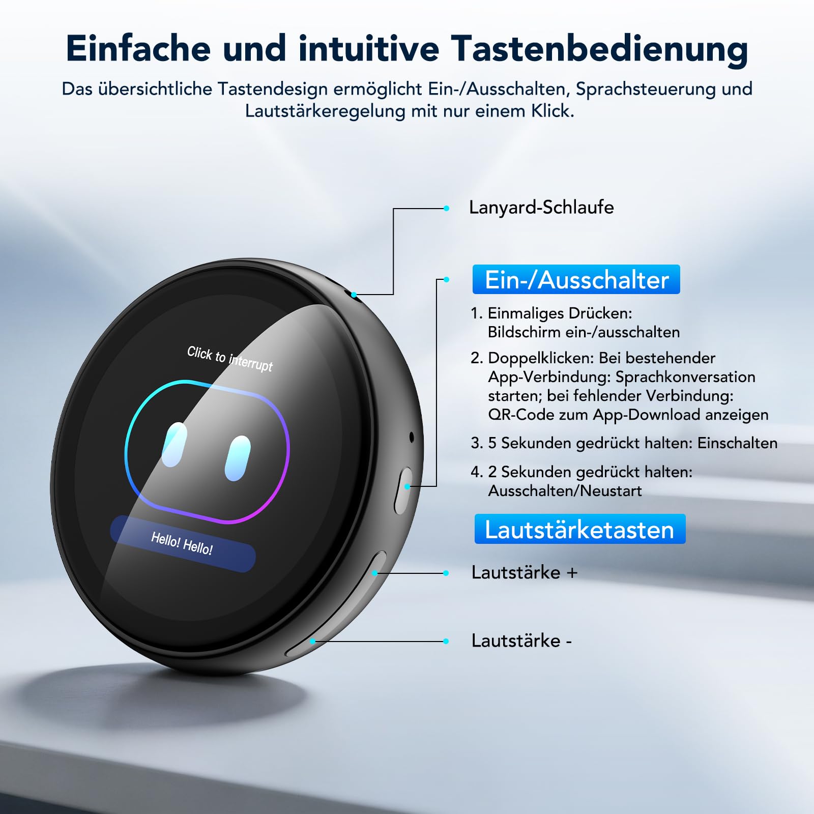Z01 KI Sprachübersetzer & Übersetzer – Tragbares Übersetzungsgerät mit HD-Touchscreen, Translator für 60 Sprachen, Echtzeit Sprachübersetzung für Reisen, Geschäft und Meetings