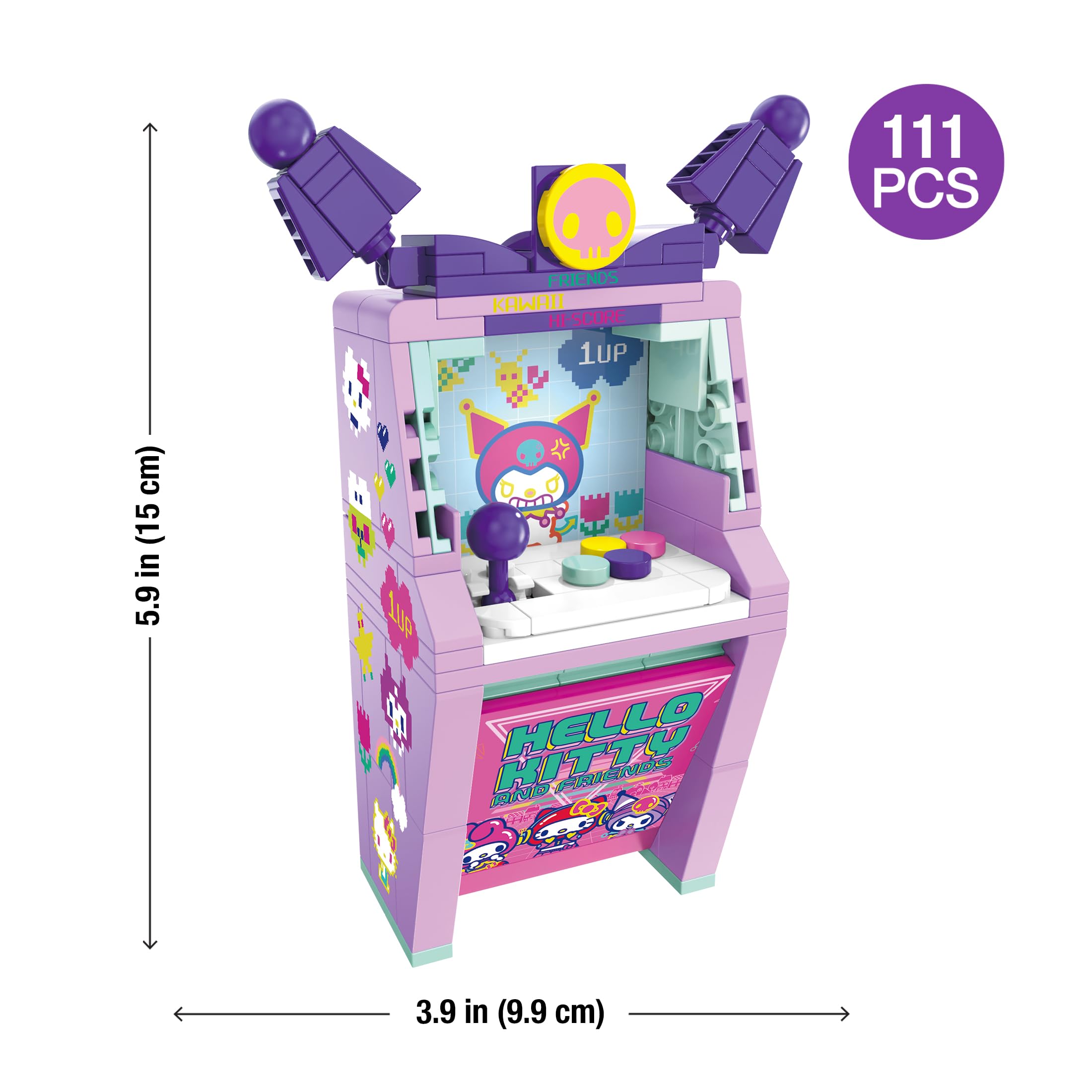 Brickcraft Hello Kitty and Friends Kuromi Arcade Building Set