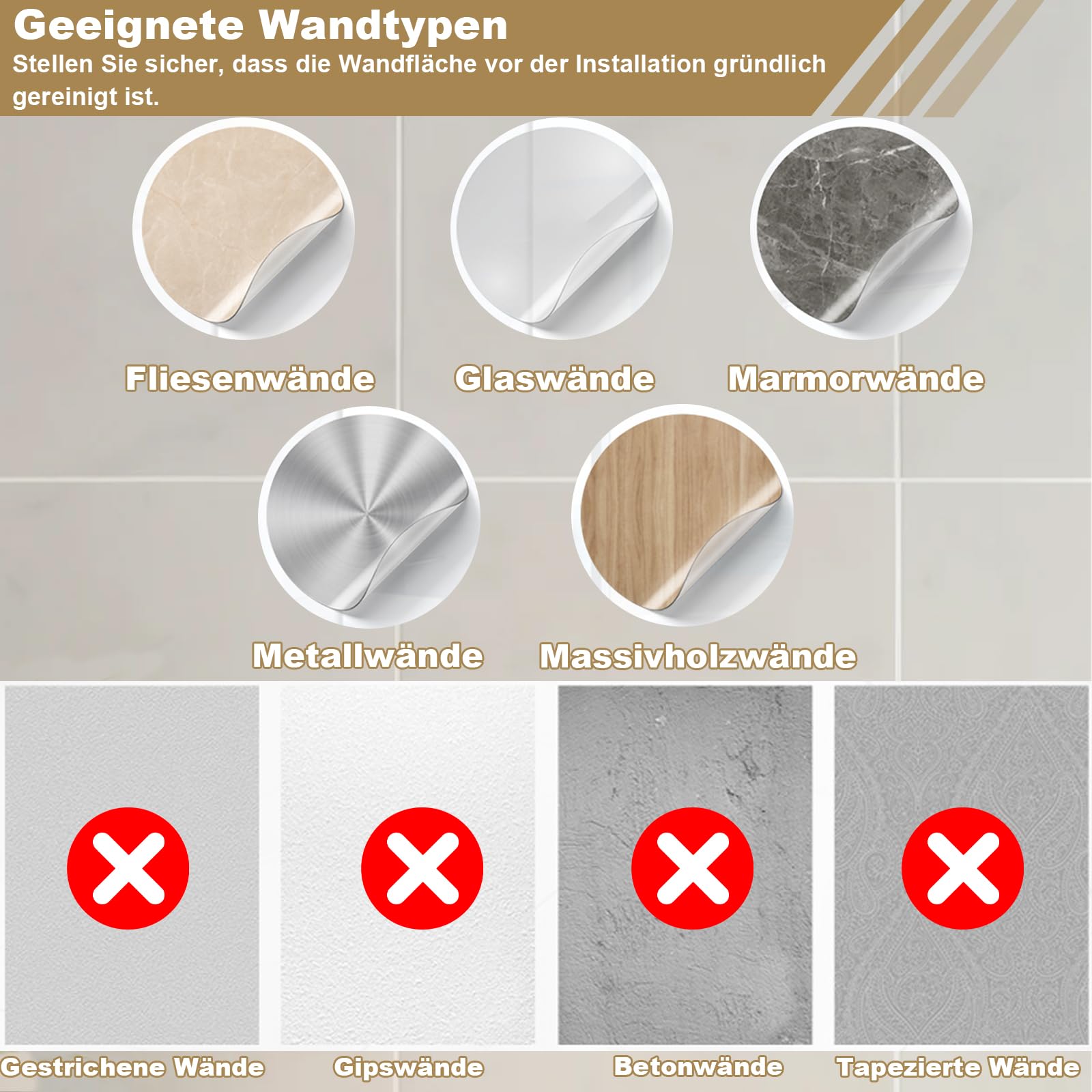 Barra de cortina de ducha plegable sin necesidad de taladrar, plegable en 4 posiciones y giratoria, aleación de aluminio, con 180 x 200 cm, cortina de ducha impermeable antimoho, para baño (blanco