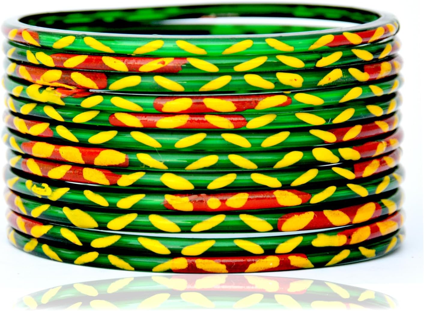JD'Z COLLECTIONIndian Bangles Jewelry Bollywood Bangle Set Bridal Traditional Dailywear Glass Bangles Set for Women Bangles Ethnic Wear