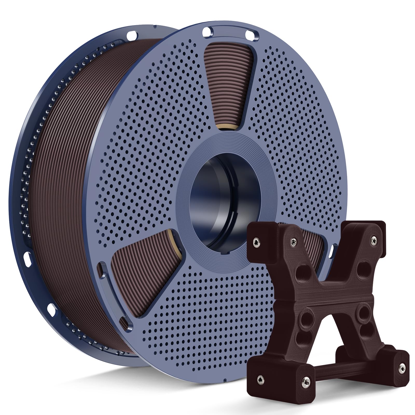 PETG Filament 1.75mm Dark Brown Color, Ultra Tough, Heat Optimized, Odorless, 1kg(2.2lbs) SUNLU PETG 3D Printer Filament, Dimensional Accuracy +/-