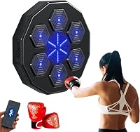 MAGIC SELECT Zenés Boxzsák LED Világítással, Bluetooth Ütésdetektálás és Boxkesztyűvel 1