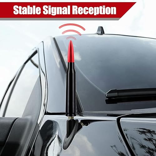 Miniatura 4 de 1 mástil de antena impermeable de 5.4 pulgadas, antena de bala para automóvil, para GM Chevy Silverado 1500 2500 3500 HD Avalanche GMC Sierra 1500