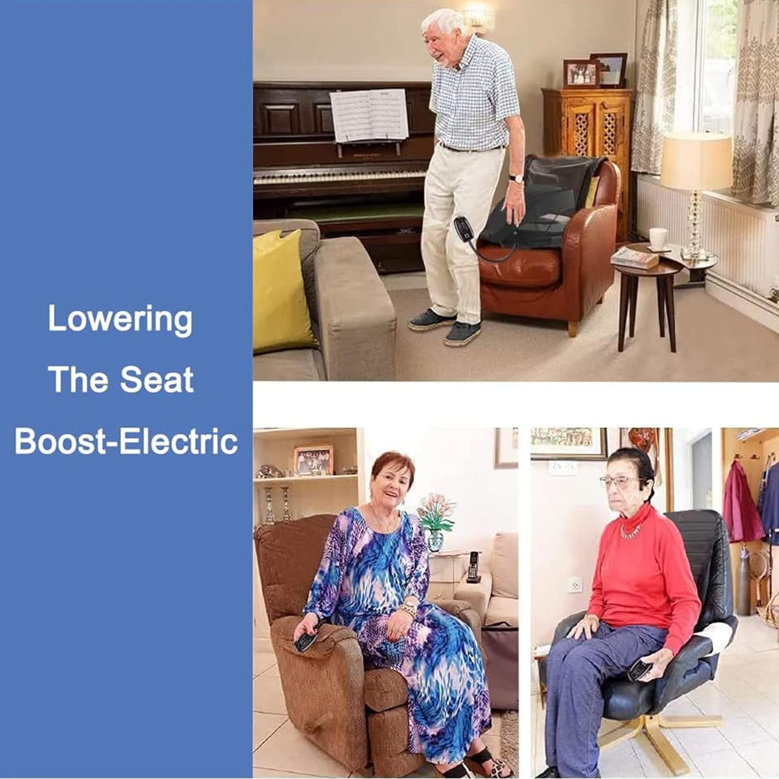 Assistance Électrique pour Le Levage du Siège – Assistance pour Le Télésiège Et Le Support du Canapé, Aide À La Mobilité pour Les Personnes Handicapées pour Un Support De Levage De 70%