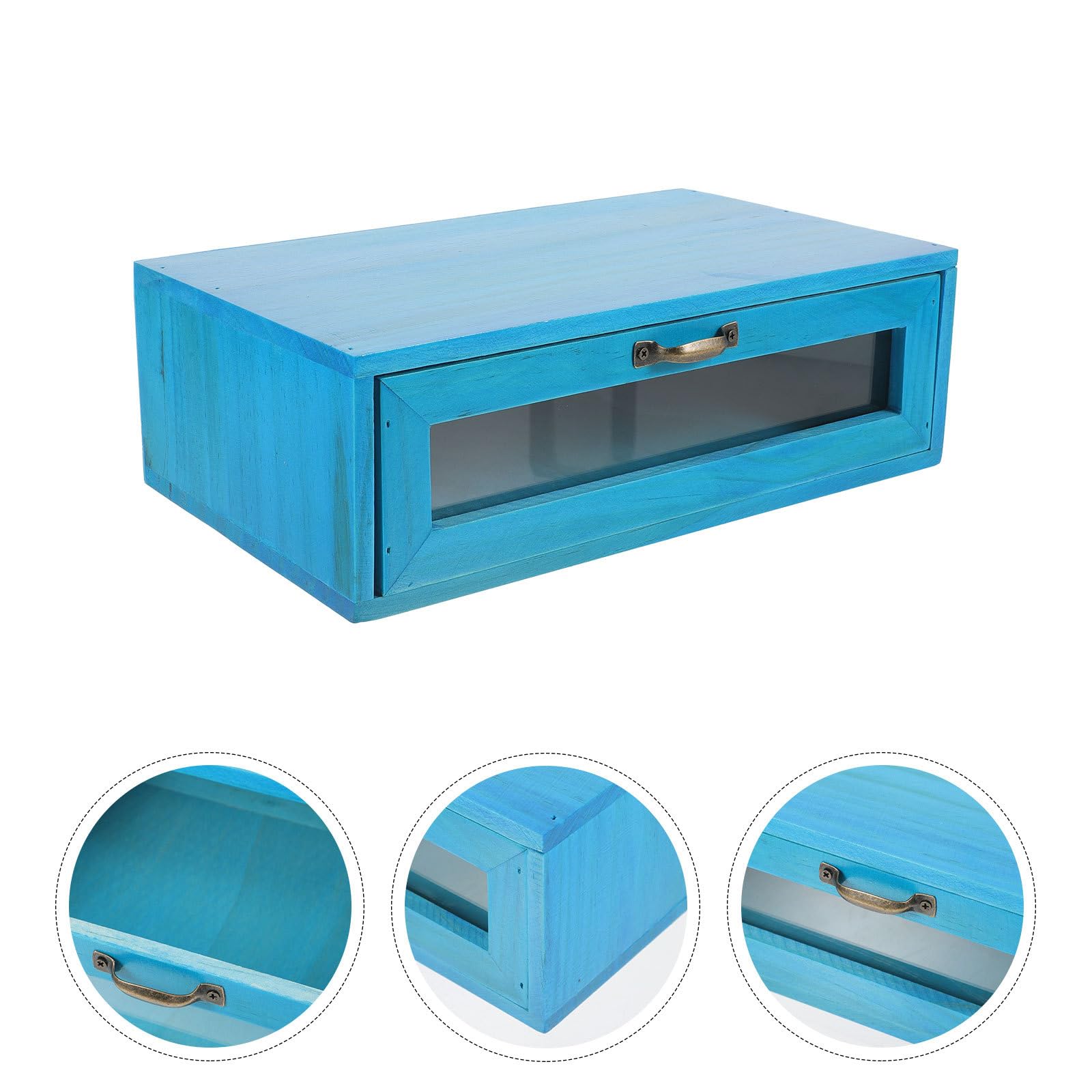 Zerodeko Soporte Elevador de Monitor que Evita Deformaciones con Cajón Extraíble de Madera Diseño Rústico y Resistente para Organización de Escritorio