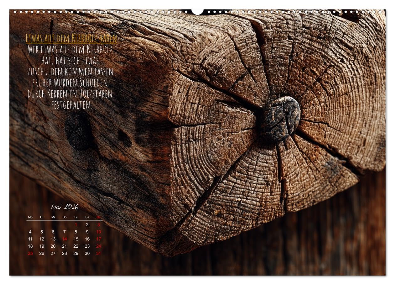 Nicht 08/15 - Deutsche Redewendungen und ihre Herkunft (hochwertiger Premium Wandkalender 2026 DIN A2 quer), Kunstdruck in Hochglanz: Familienkalender ... Sprüchen und Humor. (CALVENDO Wissen)