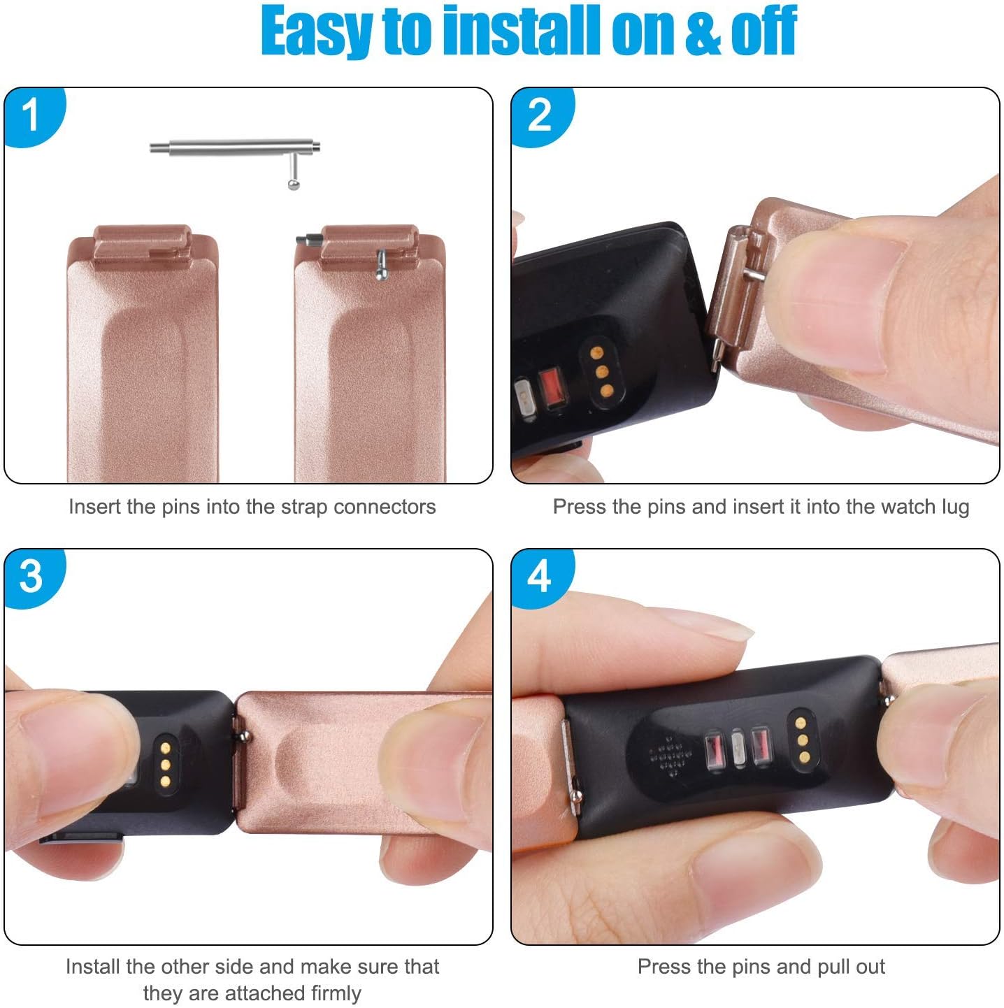 AK Soft TPU Wristbands Compatible with Fitbit Inspire 2/Fitbit Inspire HR/Fitbit Inspire/Fitbit Ace 2 Bands, Sports Waterproof Straps for Fitbit Inspire HR Fitness Tracker